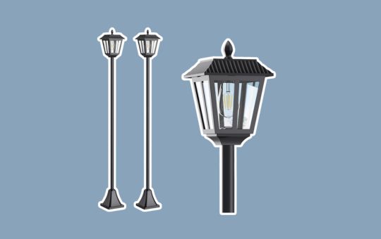 Melunar Store Solar Lamp Post Lights, providing elegant outdoor lighting powered by solar energy, perfect for gardens, pathways, and driveways.