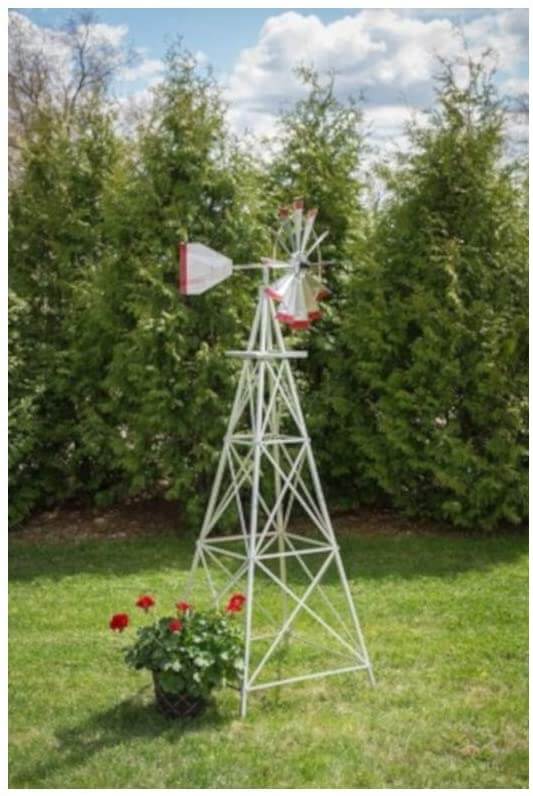 2-Winguard: 8Ft Aluminum Garden Windmill
