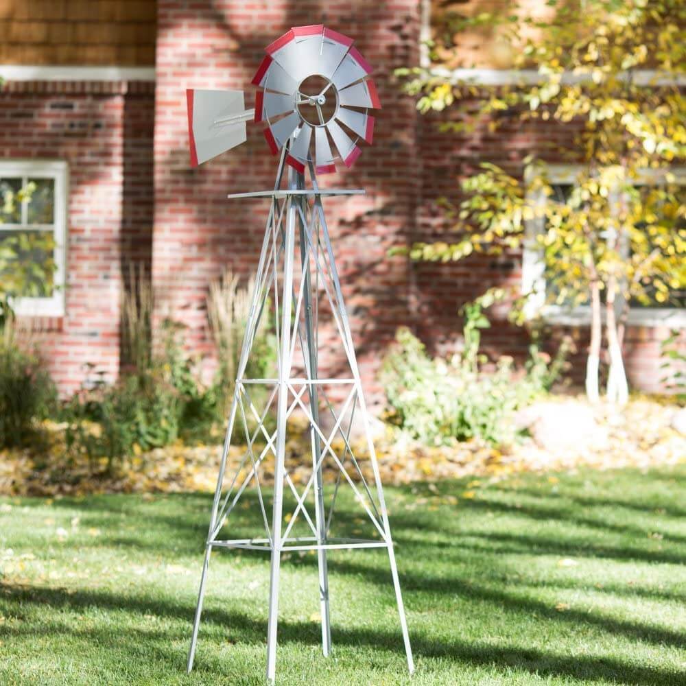 Smv: 8Ft Ornamental Windmill 