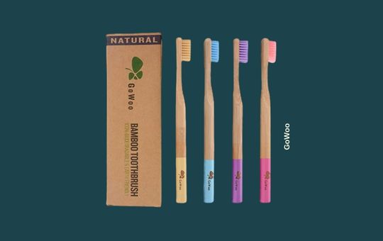 GoWoo Natural Bamboo Toothbrush