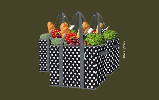 The Flipzon Reusable Grocery Bags (3 pack)