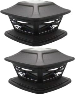 8. Davinci Solar Post Cap Lights