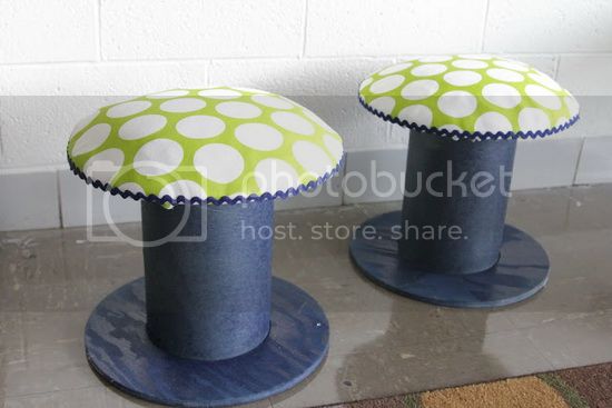 Mushroom Caps stool