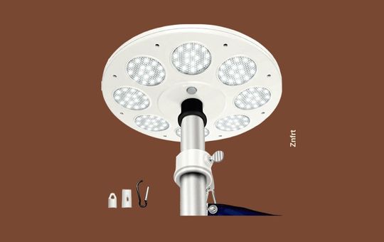 Znfrt Solar Flag Pole Light with high-performance LED lights, solar panels, and durable weatherproof construction, designed to illuminate flags at night with energy-efficient solar power.