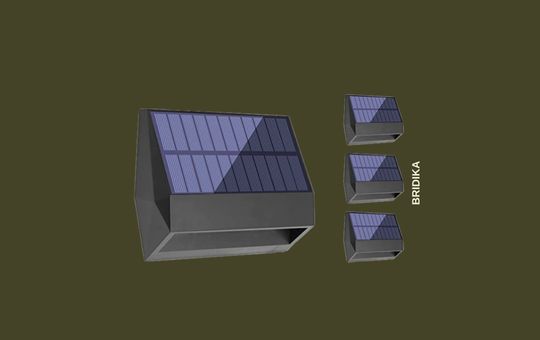 BRIDIKA: Solar Fence Lights