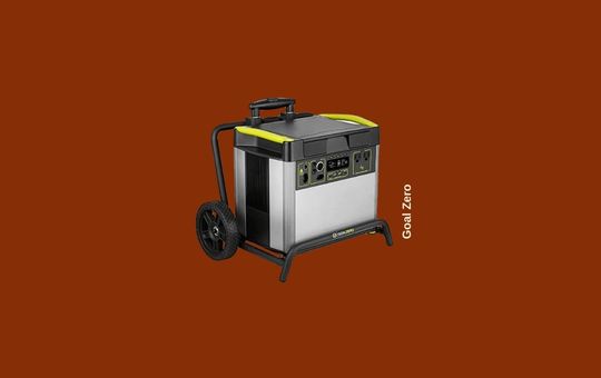 Goal Zero Solar Power Generator, a durable and portable energy solution with versatile charging options, ideal for outdoor activities and emergency preparedness.