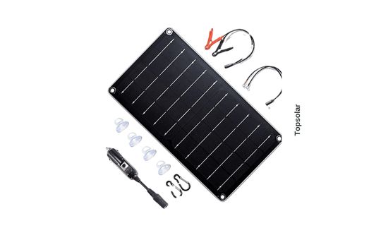 Topsolar: 10 Watt Solar Panel Battery Charger