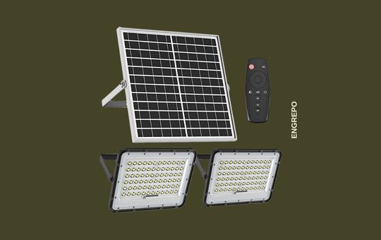 ENGREPO Solar Flood Light 