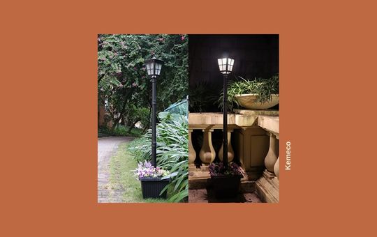 Kemeco Solar Lamp Post Light 