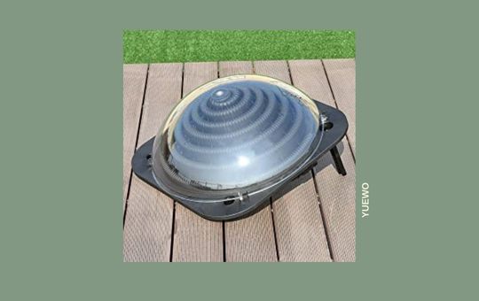 Black Outdoor Solar Dome Swimming Pool Water Heater