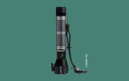 Lebote Tec: Multi-Function LED Solar Flashlight