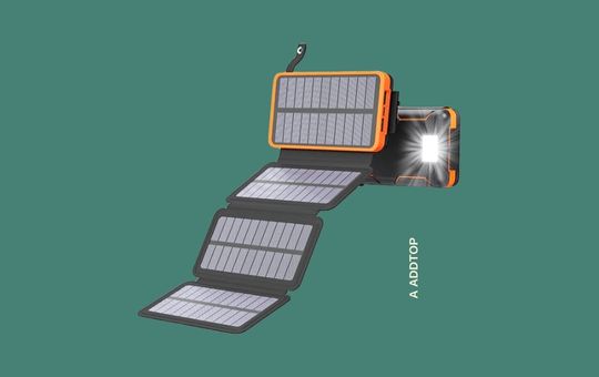 A ADDTOP: 25000mAh Portable Solar Charger