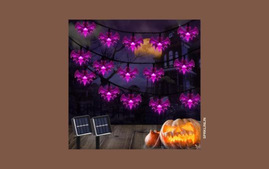 SPRKLINLIN: Halloween Bat String Lights