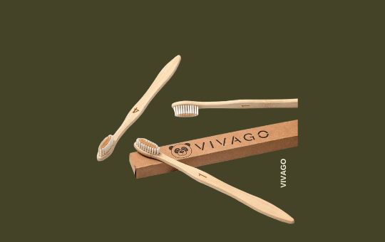 VIVAGO 10 Pack Bamboo Toothbrushes