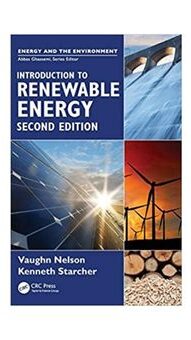 Cover of 'Introduction to Renewable Energy' by Vaughn C. Nelson, a beginner-friendly resource for understanding the basics of renewable energy.
