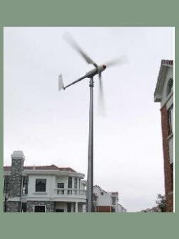 GOWE 3KW Wind Turbine Generator featuring robust, high-capacity blades, designed to efficiently convert wind energy into electricity for larger residential or commercial applications.