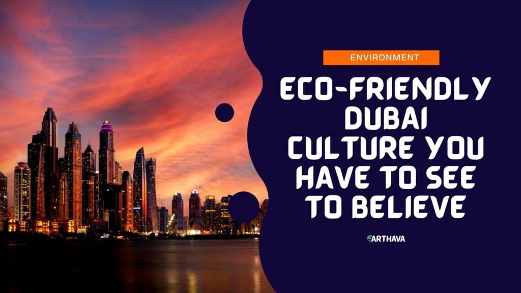 Eco-Friendly Dubai Culture You Have To See To Believe