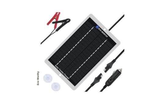ECO-WORTHY: 10 Watt Solar Car Battery Charger & Maintainer