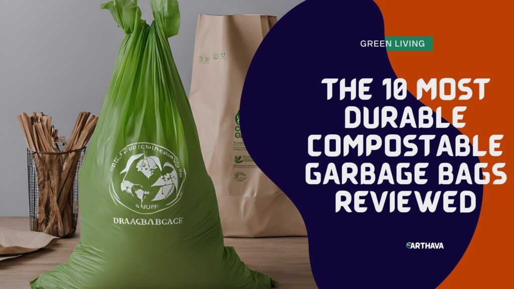 Featured image of compostable garbage bags filled with organic waste, highlighting eco-friendly and sustainable waste management solutions.