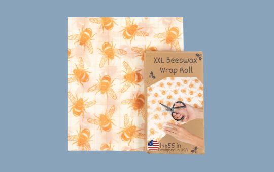 Kalolo Malosi XXL Reusable Beeswax Wraps For Food - 14 x 55 in Roll